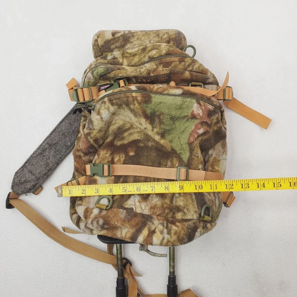 Vintage Rancho Safari Catquiver Fleece Backpack Bag Quiver Camo Bow Hunting
